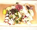チンゲン菜と貝のゆずポン酢バター炒め作り方5写真