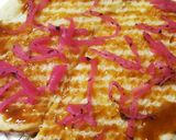 シャキ旨！トロリ卵のお好み焼きトースト作り方2写真