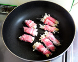 豚肉でえのき＆長芋巻き～焼肉のタレで～作り方3写真