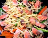 フライパンで簡単☆サーモン＆炒め蒸し野菜作り方6写真