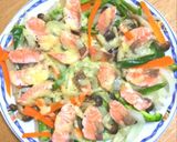 フライパンで簡単☆サーモン＆炒め蒸し野菜作り方7写真