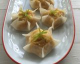 レンジで簡単＊豆腐とちくわのシュウマイ作り方5写真