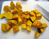 かぼちゃ＆ししとうのごまナムル風作り方1写真