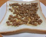 納豆としらすのトースト作り方2写真