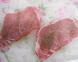 人参ドレッシングでポークステーキ作り方1写真
