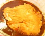糖質制限◆解凍なし◆冷凍鶏もも甘辛味噌煮作り方5写真
