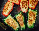 ピーマンの肉詰め ガラムマサラ味作り方6写真