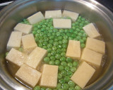 優しい♪えんどう豆と高野豆腐の卵とじ作り方5写真