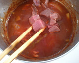 豚ヒレとアスパラ かぼちゃのトマト煮込み作り方5写真