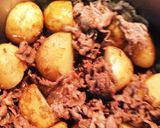 新じゃがと肉の炒め煮♡ホクホク〜♡作り方6写真