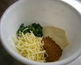 ネギマヨチーズカレー☆トースト作り方1写真