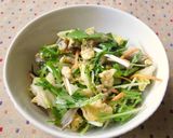 舞茸美味しい！キャベツ＆いり卵のサラダ作り方5写真