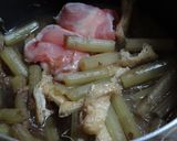 鶏と油揚の出汁しみこんだ「蕗煮」!作り方2写真