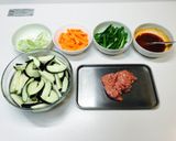 定番!カラフル麻婆茄子作り方1写真
