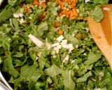 大根の葉っぱの炒め物with残り野菜！作り方1写真
