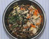 簡単☆おいしい☆ひじきと乾燥山菜のおこわ作り方16写真