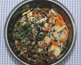 簡単☆おいしい☆ひじきと乾燥山菜のおこわ作り方16写真