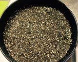 白玉とチアシードのココナッツミルク作り方1写真