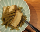 ふきと厚揚げの炊いたん作り方5写真