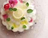 はちみつレモンと杏仁豆腐の二層ゼリー作り方4写真