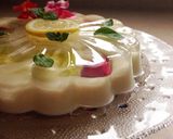 はちみつレモンと杏仁豆腐の二層ゼリー作り方5写真