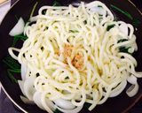 ハンバーグでガッツリ〜洋風焼きうどん！作り方5写真