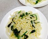 ハンバーグでガッツリ〜洋風焼きうどん！作り方6写真