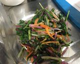 彩り綺麗!ご飯に合う!赤茎水菜の浅漬け作り方3写真