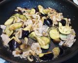 簡単！ナスの梅味噌炒め作り方1写真