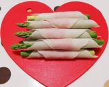 アスパラ♡ハム♡春巻き～♪バリッ❣作り方5写真