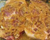 カレーオニオンソース♪豚カツ肉の漬焼き作り方1写真