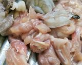 ■鶏のせせりとエビの塩ソテー■作り方2写真