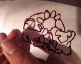 妖怪ウォッチ★チョコプレート作り方4写真