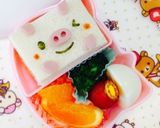 サンドイッチdeブタさん弁当…♩作り方1写真