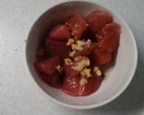 マグロづけ焼き～生姜が食欲そそる☆作り方1写真
