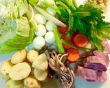 温まる～♪生姜とデカゴロ野菜の洋風ポトフ作り方1写真