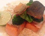 肉厚サーモンステーキ!キノコソース作り方10写真