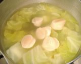 春野菜・帆立のコロコロ白だしスープ作り方4写真
