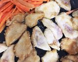 鶏むね肉の回鍋肉風！オイスター味噌炒め作り方4写真