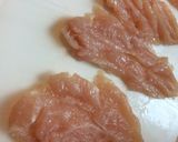 鶏ささみの即席レモン&ハーブのハム作り方1写真