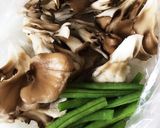 超簡単まいたけとインゲンのとろりんチーズ作り方1写真
