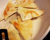 こどもの日に！春巻きの皮で兜作り方9写真