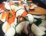 ご飯がすすむ♪挽肉と野菜の甘辛味噌炒め作り方2写真