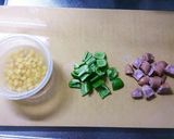 お弁当に　カラフル炒め作り方1写真