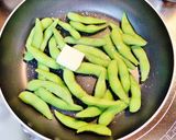 ビールが進む♫枝豆の焦がしバター醤油作り方2写真