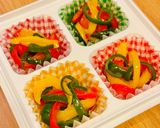 お弁当冷凍作り置き☆カラフルパプリカのソテー作り方5写真