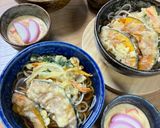 天ぷらそば(かぼちゃ天、かき揚げ)作り方12写真