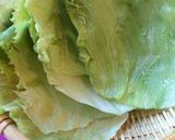 松の実入り豆腐＆鶏ひき肉レタス包み作り方2写真
