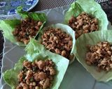 松の実入り豆腐＆鶏ひき肉レタス包み作り方6写真