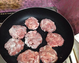 豚こまとめんつゆで簡単美味しいつくね風作り方2写真